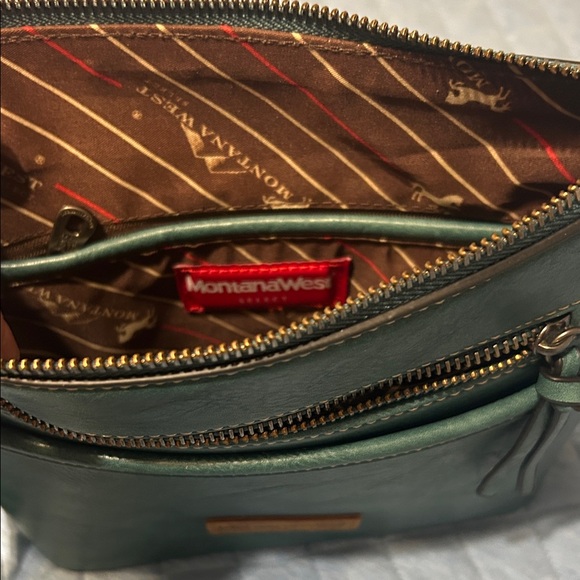 Montana West Teal Crossbody Bag - Picture 2 of 3